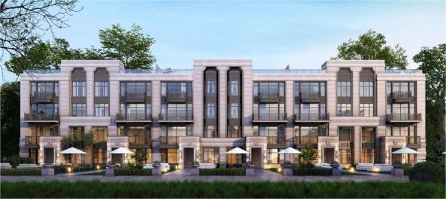 Sketchup别墅模型|联排别墅,新古典风格 Sketchup别墅模型|联排别墅,新古典风格