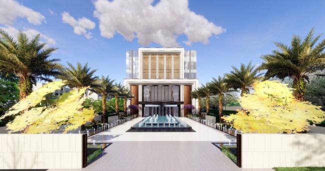 Sketchup别墅模型|联排别墅,新古典风格 Sketchup别墅模型|联排别墅,新古典风格