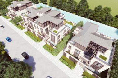 Sketchup别墅模型|联排别墅，现代风格-BIM建筑网