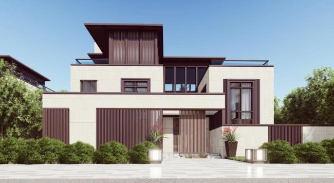 Sketchup别墅模型|联排别墅,现代风格 Sketchup别墅模型|联排别墅,现代风格