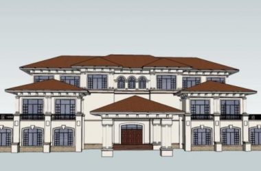 Sketchup别墅模型|多层别墅，西班牙风格，地中海风格-BIM建筑网