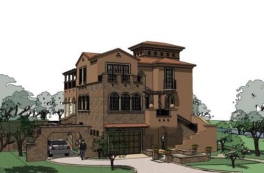 Sketchup别墅模型|独栋别墅，西班牙，古典风格，地中海-BIM建筑网