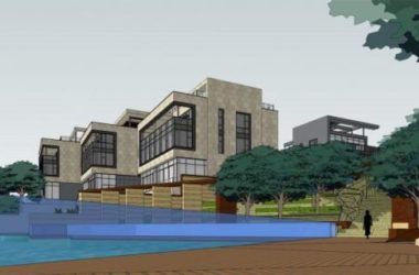 Sketchup别墅模型|万科松山湖示范区，联排别墅，现代风格-BIM建筑网