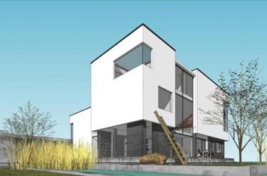 Sketchup别墅模型|独栋别墅，现代风格-BIM建筑网