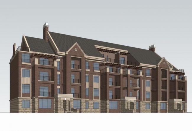 Sketchup别墅模型|叠拼别墅,英式古典风格 Sketchup别墅模型|叠拼别墅,英式古典风格