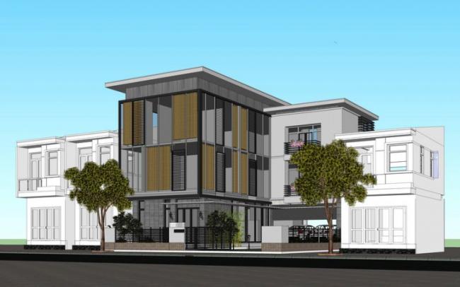 Sketchup别墅模型|独栋别墅,现代风格 Sketchup别墅模型|独栋别墅,现代风格