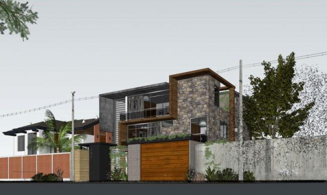 Sketchup别墅模型|独栋别墅,现代风格 Sketchup别墅模型|独栋别墅,现代风格