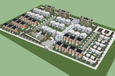 Sketchup别墅模型|别墅区别墅群，联排别墅，现代风格-BIM建筑网