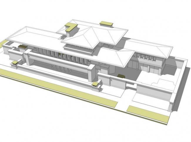 Sketchup别墅模型|罗宾别墅,古典风格 Sketchup别墅模型|罗宾别墅,古典风格