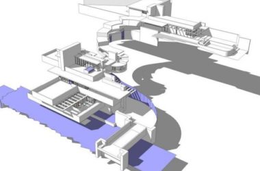 Sketchup别墅模型|多层流水别墅，现代风格-BIM建筑网