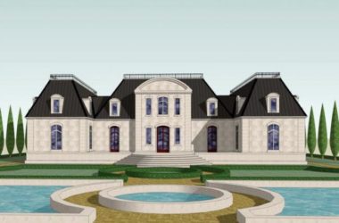 Sketchup别墅模型|独栋别墅，古典风格，法式风格-BIM建筑网