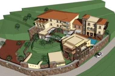 Sketchup别墅模型|叠拼别墅，西班牙风格，古典风格-BIM建筑网