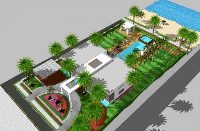 Sketchup别墅模型|独栋别墅,现代风格 Sketchup别墅模型|独栋别墅,现代风格