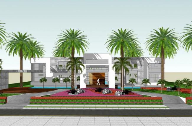 Sketchup别墅模型|独栋别墅,现代风格 Sketchup别墅模型|独栋别墅,现代风格