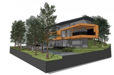 Sketchup别墅模型|独栋别墅，现代风格-BIM建筑网