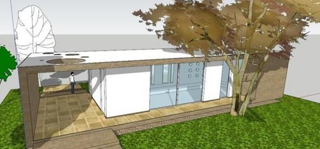 Sketchup别墅模型|独栋别墅,现代风格 Sketchup别墅模型|独栋别墅,现代风格