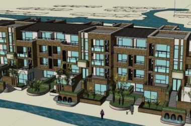 Sketchup别墅模型|联排别墅，现代风格-BIM建筑网