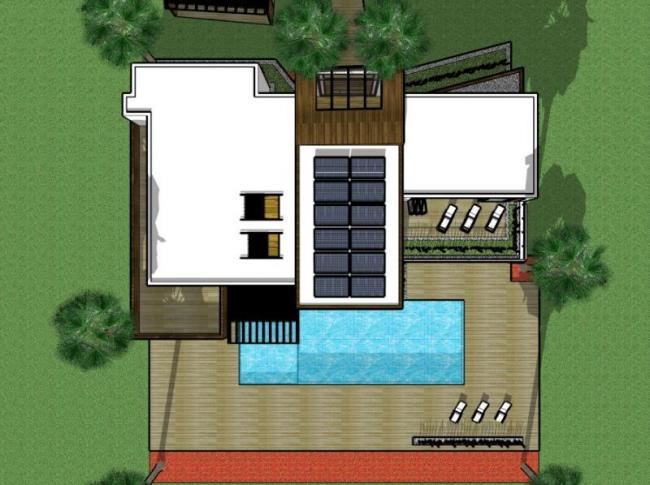 Sketchup别墅模型|独栋别墅,现代风格 Sketchup别墅模型|独栋别墅,现代风格