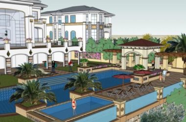 Sketchup别墅模型|叠拼别墅，古典风格-BIM建筑网