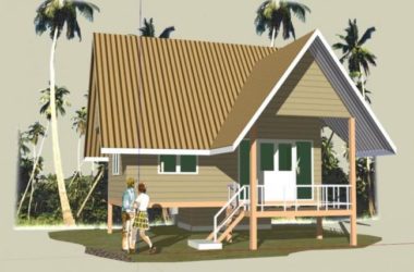 Sketchup别墅模型|海边吊脚楼别墅，现代风格-BIM建筑网