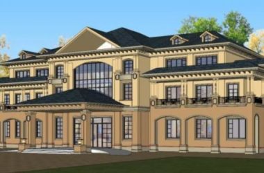 Sketchup别墅模型|叠拼别墅，古典风格-BIM建筑网