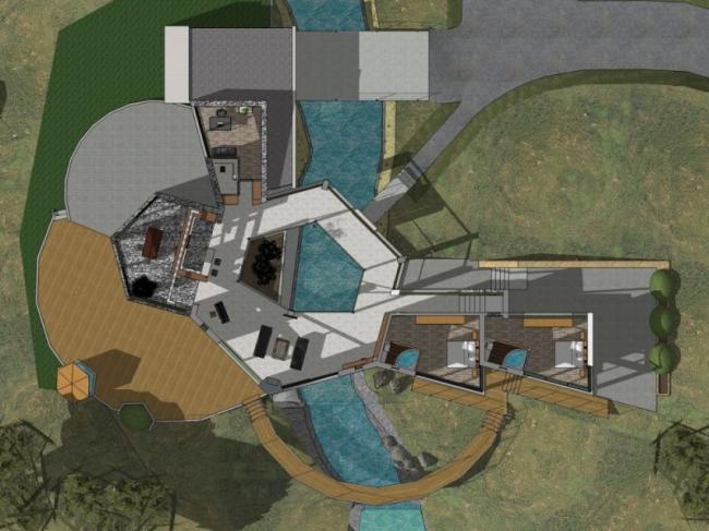 Sketchup别墅模型|独栋别墅,现代风格 Sketchup别墅模型|独栋别墅,现代风格