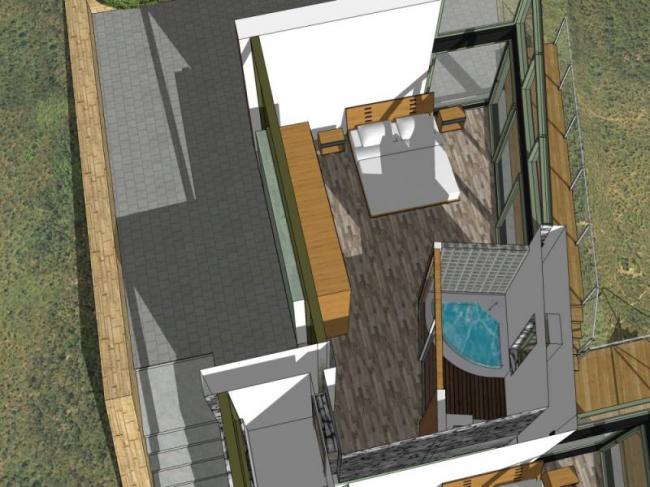 Sketchup别墅模型|独栋别墅,现代风格 Sketchup别墅模型|独栋别墅,现代风格