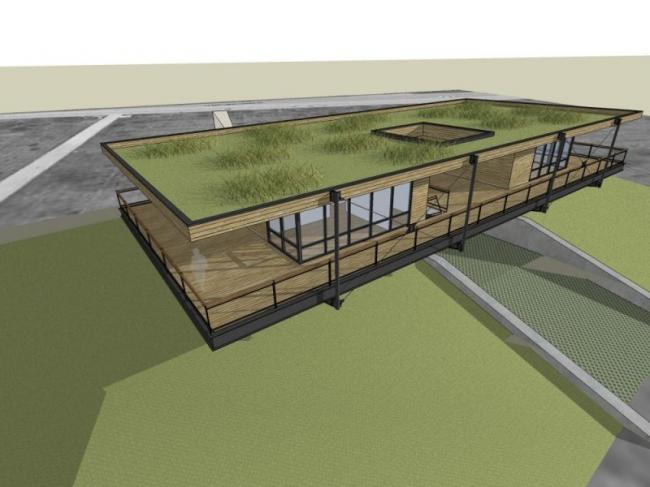 Sketchup别墅模型|独栋别墅,现代风格 Sketchup别墅模型|独栋别墅,现代风格