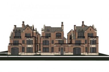 Sketchup别墅模型|联排别墅，古典风格-BIM建筑网