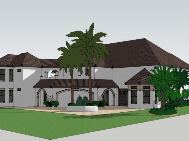 Sketchup别墅模型|独栋别墅,古典风格 Sketchup别墅模型|独栋别墅,古典风格