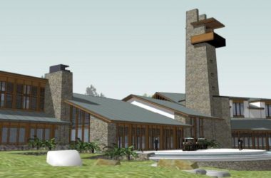 Sketchup别墅模型|山地别墅，现代中式风格-BIM建筑网