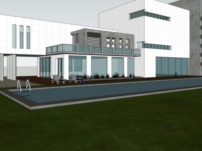 Sketchup别墅模型|独栋别墅,现代风格 Sketchup别墅模型|独栋别墅,现代风格