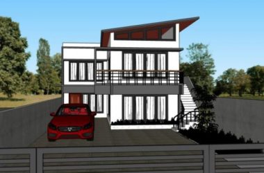 Sketchup别墅模型|独栋别墅，现代风格-BIM建筑网