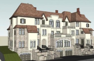 Sketchup别墅模型|联排别墅，古典风格-BIM建筑网