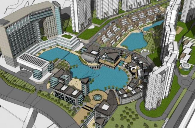 Sketchup别墅模型|大型商业住宅广场模型 Sketchup别墅模型|大型商业住宅广场模型