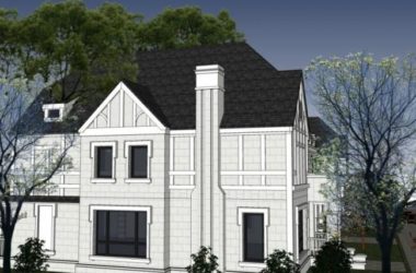 Sketchup别墅模型|联排别墅，古典风格-BIM建筑网