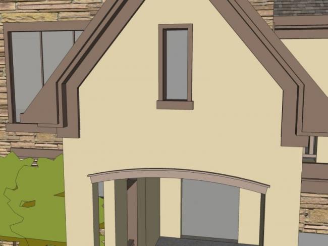 Sketchup别墅模型|独栋别墅,现代风格 Sketchup别墅模型|独栋别墅,现代风格