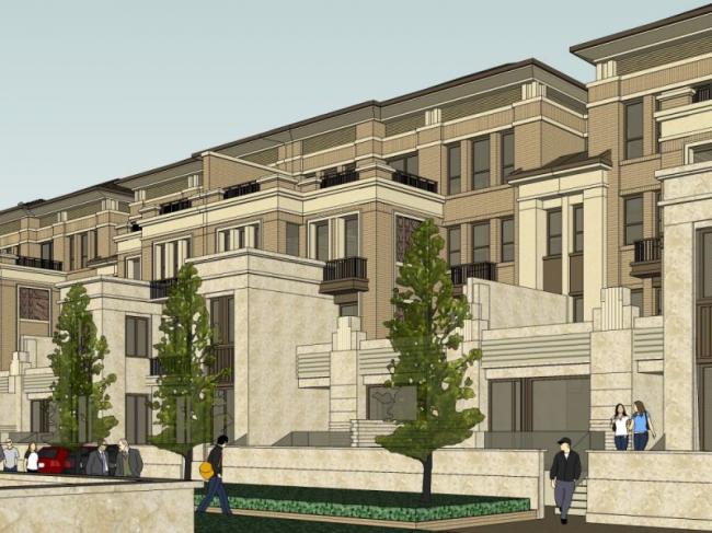 Sketchup别墅模型|联排别墅,现代风格 Sketchup别墅模型|联排别墅,现代风格