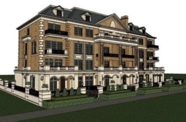 Sketchup别墅模型|联排别墅，古典风格-BIM建筑网