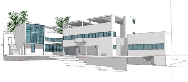 Sketchup别墅模型|独栋别墅,现代风格 Sketchup别墅模型|独栋别墅,现代风格