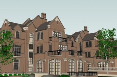 Sketchup别墅模型|联排别墅，古典风格-BIM建筑网