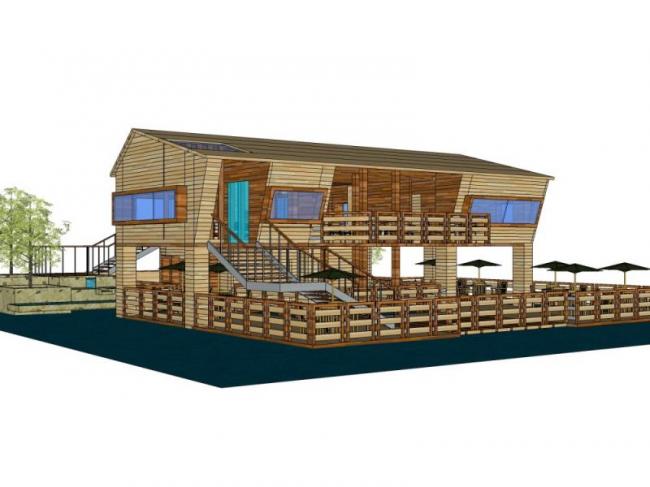 Sketchup别墅模型|独栋别墅,现代风格 Sketchup别墅模型|独栋别墅,现代风格