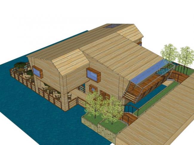 Sketchup别墅模型|独栋别墅,现代风格 Sketchup别墅模型|独栋别墅,现代风格