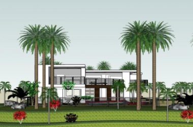 Sketchup别墅模型|独栋别墅，现代风格-BIM建筑网