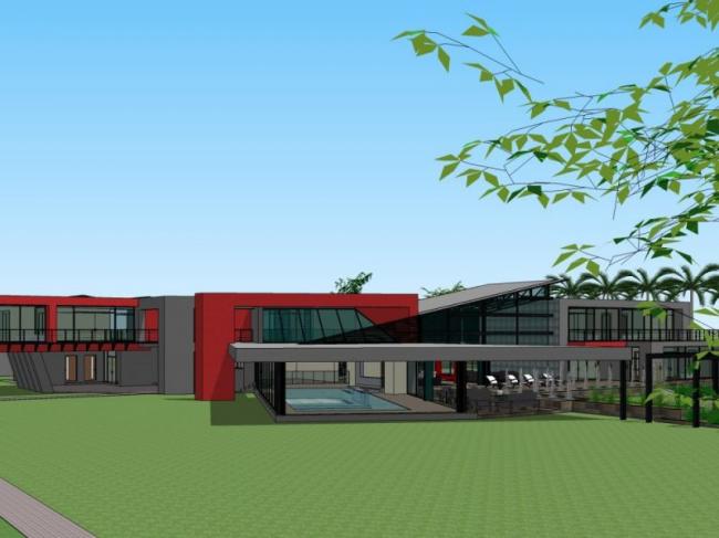 Sketchup别墅模型|独栋别墅,现代风格 Sketchup别墅模型|独栋别墅,现代风格