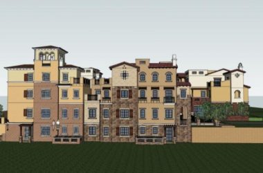 Sketchup别墅模型|别墅群，叠拼，现代风格-BIM建筑网