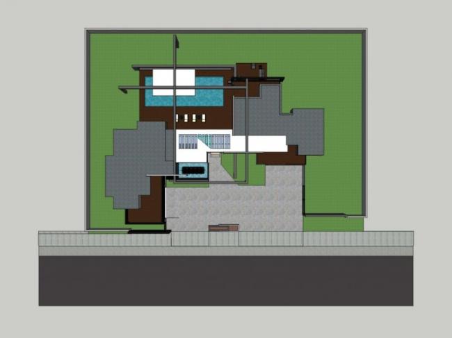 Sketchup别墅模型|独栋别墅,现代风格 Sketchup别墅模型|独栋别墅,现代风格