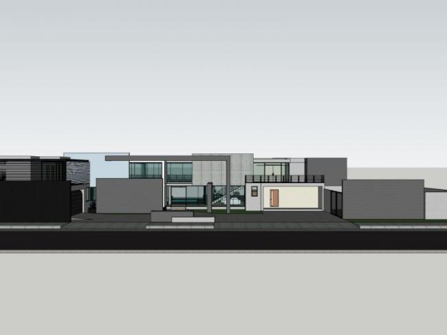 Sketchup别墅模型|独栋别墅,现代风格 Sketchup别墅模型|独栋别墅,现代风格