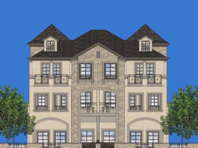 Sketchup别墅模型|双拼别墅,现代风格 Sketchup别墅模型|双拼别墅,现代风格