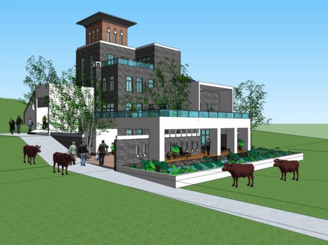 Sketchup别墅模型|叠拼别墅,现代风格 Sketchup别墅模型|叠拼别墅,现代风格